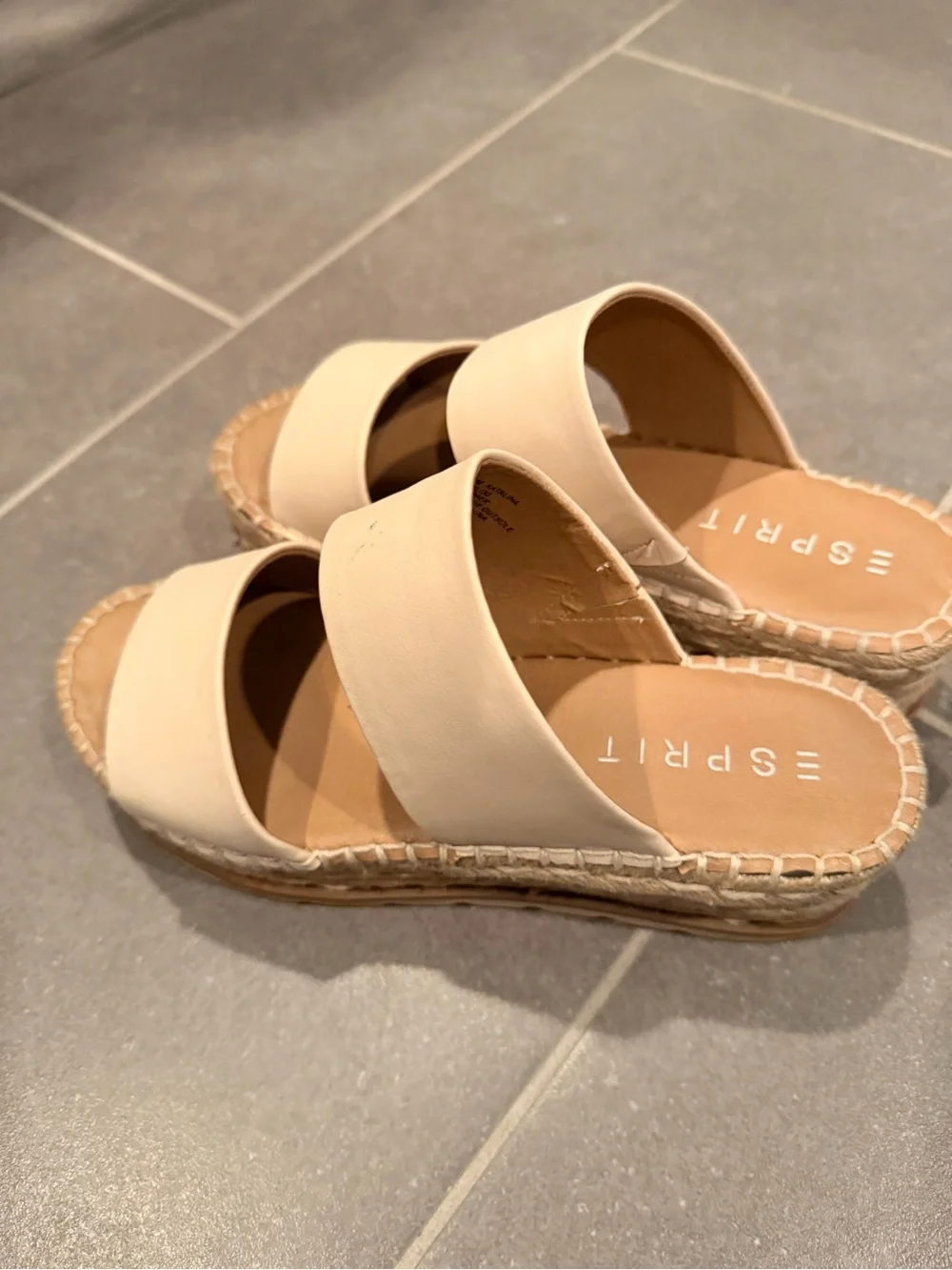 Esprit espadrille slide
